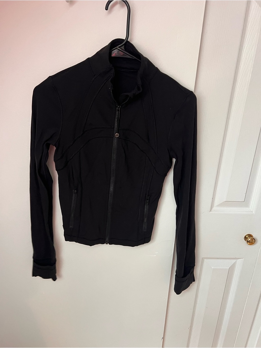lululemon athletica Black Women's Bomber-Style Athletic Jacket